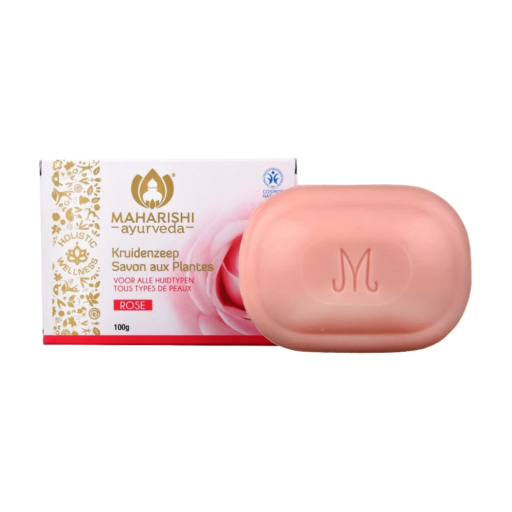 Maharishi Ayurveda Rose Soap, 100g-3.webp